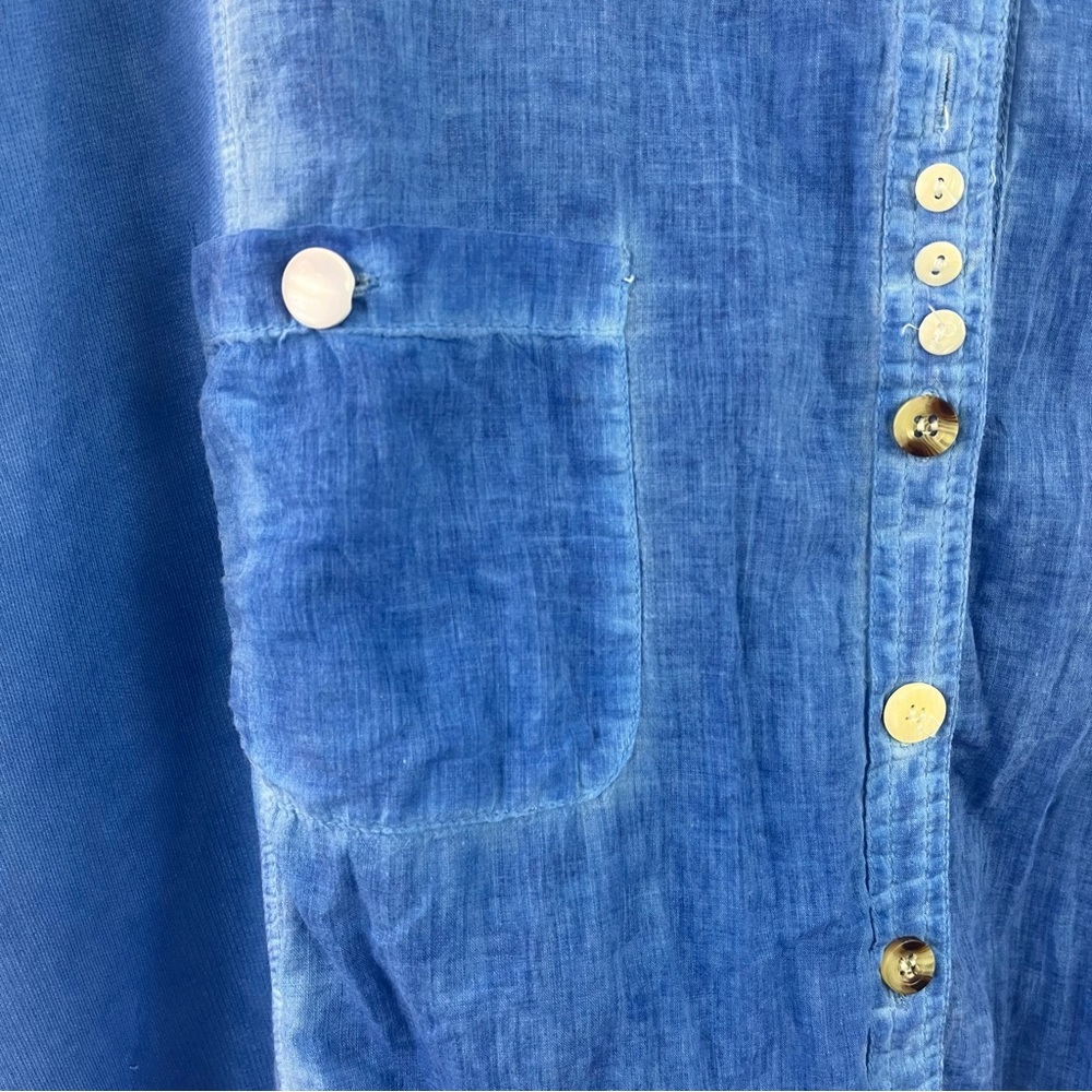 Parsley And Sage Button Up 3/4 Sleeve Blouse - image 2